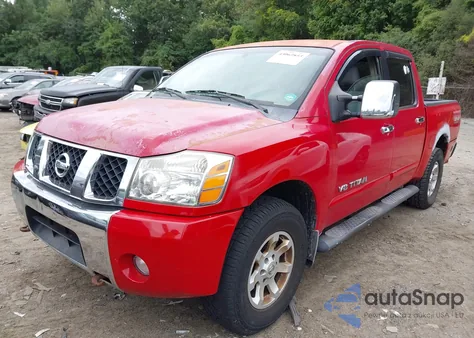 2005 Nissan Titan Se из США, поврежденный, VIN 1N6AA07B45N504714
